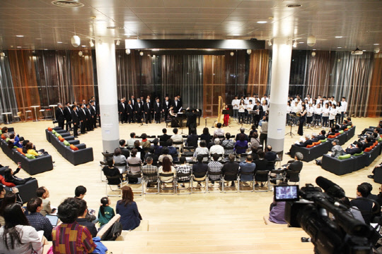 숭실대학교(총장 황준성)가 개교 120주년을 맞아 27일 오후 7시 30분 숭실대 형남홀에서 제2회 형남음악제를 개최했다. 숭실대 제공